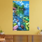 Furry Memories – Custom Canvas Portraits (Insitu (Woonkamer))