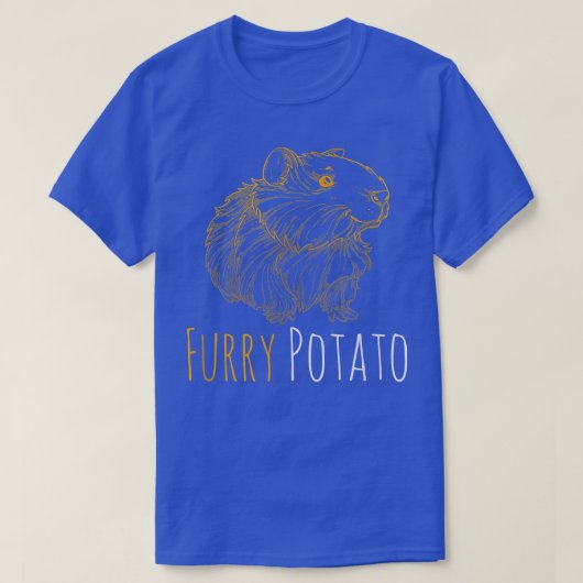 Furry Potato Cavies Cavy Wheek Funny Guinee T-shirt (Design voorkant)
