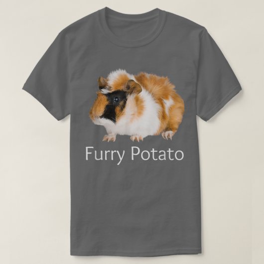 Furry Potato Funny GuineaPig Wrong Animal Name Jok T-shirt (Design voorkant)
