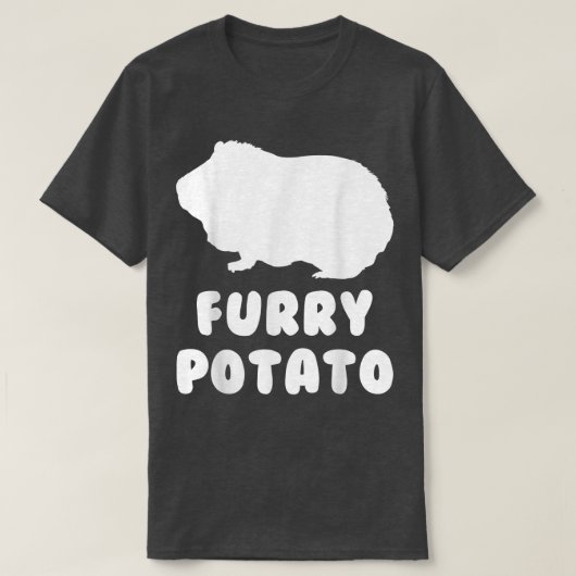Furry Potato Guinea Pig Funny Quote Pet T-shirt (Design voorkant)