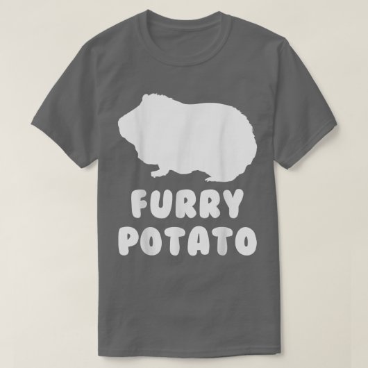 Furry Potato Guinea Pig Funny Quote Pet T-shirt (Design voorkant)