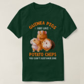 Furry Potato Guinee Pig Quote Pet T-shirt (Design voorkant)