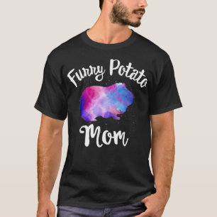 Furry Potato Ma Guinea Pig mam Cute Cavy Mama Mot T-shirt