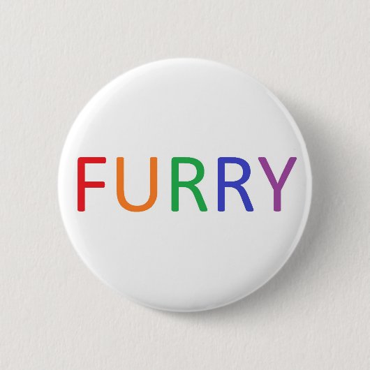 Furry Pride-Button Ronde Button 5,7 Cm (Voorkant)