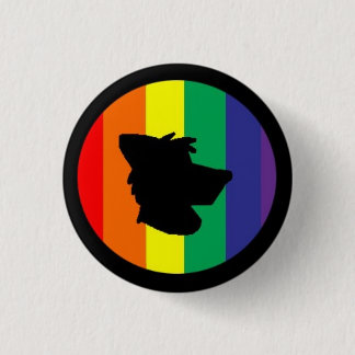 Furry Pride Ronde Button 3,2 Cm