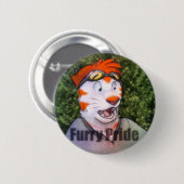 Furry Pride Ronde Button 5,7 Cm (Voorkant /achterkant)