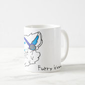 furry protogen mug koffiemok (Voorkant rechts)