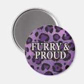 Furry & Proud Magnet Leo Versie (Voorkant / Achterkant)