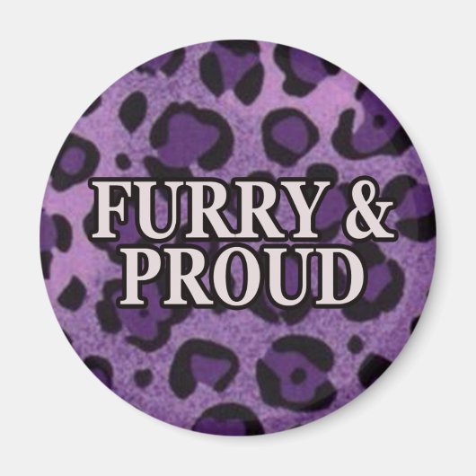 Furry & Proud Magnet Leo Versie (Voorkant)