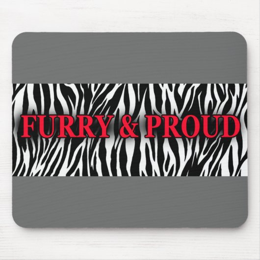 Furry & Proud Mousepad Muismat (Voorkant)