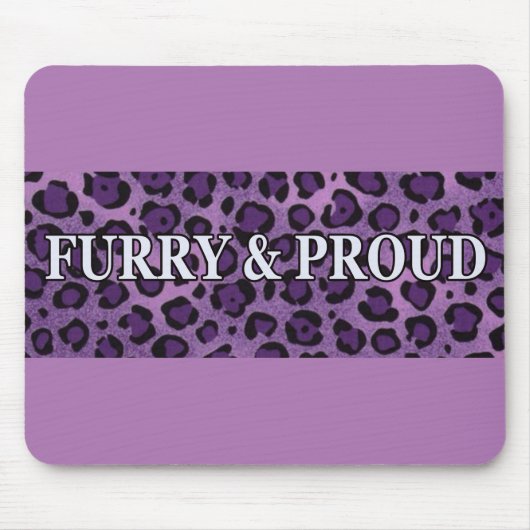 Furry & Proud Mousepad Muismat (Voorkant)
