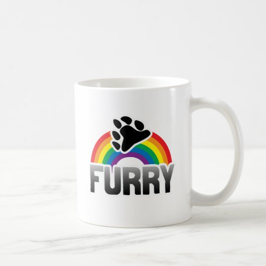 FURRY RAINBOW KOFFIEMOK (Rechts)
