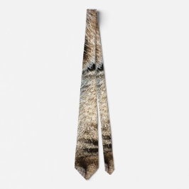Furry Tabby Cat Legs and Paws- Funny Feline Design Stropdas