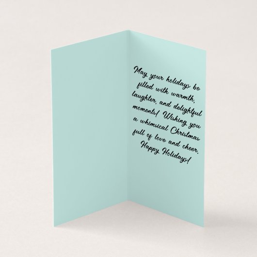 Furry Tidings of Joy! Kaart (Binnen)