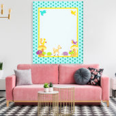 Furry Woodland 16x20 Canvas Nursery Art (Insitu (Woonkamer))