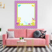 Furry Woodland 16x20 Canvas Nursery Art Afdruk (Insitu (Woonkamer))
