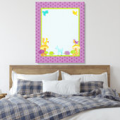 Furry Woodland 16x20 Canvas Nursery Art Afdruk (Insitu (Slaapkamer))