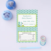 Furry Woodland Blue Microwave Popcorn Wrapper Flyer (Enkel)