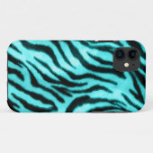 Furry Zebra Blue Case-Mate iPhone Case (Achterkant (horizontaal))