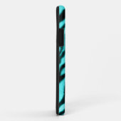 Furry Zebra Blue Case-Mate iPhone Case (Achterkant/rechts)