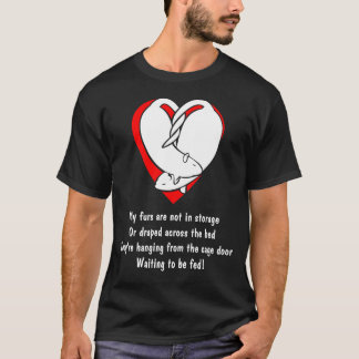 Furs Rhyme met ratten T-shirt