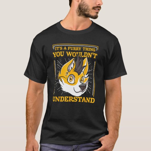 Fursona Fox Furries Cosplay Furry Fandom T-shirt (Voorkant)