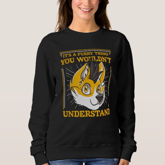 Fursona Vos Furries Cosplay Furry Fandom Trui (Voorkant)