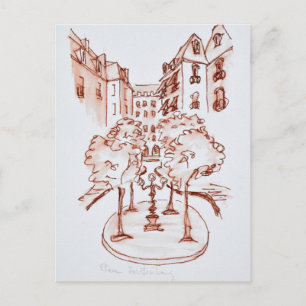 Furstenberg, Saint-Germain-des-Pres Church, Parijs Briefkaart