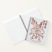 Furstenberg, Saint-Germain-des-Pres Church, Parijs Notitieboek (Binnen)