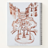 Furstenberg, Saint-Germain-des-Pres Church, Parijs Notitieboek (Achterkant)