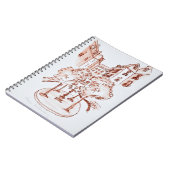 Furstenberg, Saint-Germain-des-Pres Church, Parijs Notitieboek (Linkerzijde)