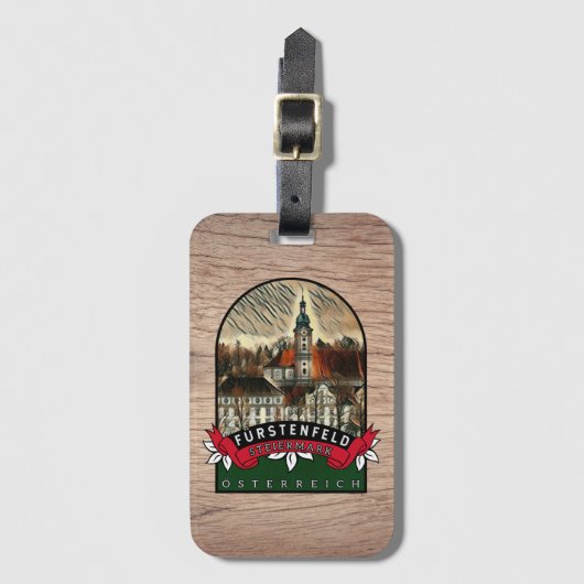 Fürstenfeld Österreich Steiermark Souvenir  Bagagelabel (Voorkant (verticaal))