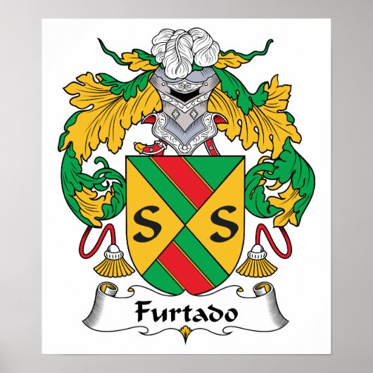 Furtado Family Crest Poster (Voorkant)
