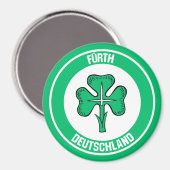Fürth Round Emblem Magneet (Voorkant / Achterkant)