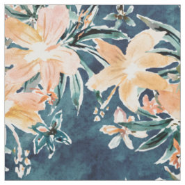 FURTIVE Hibiscus Tropical Floral Stof