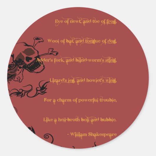 Furunkel en moeite ronde sticker (Voorkant)