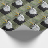 Fury Bald Eagle Cadeaupapier (Hoek)
