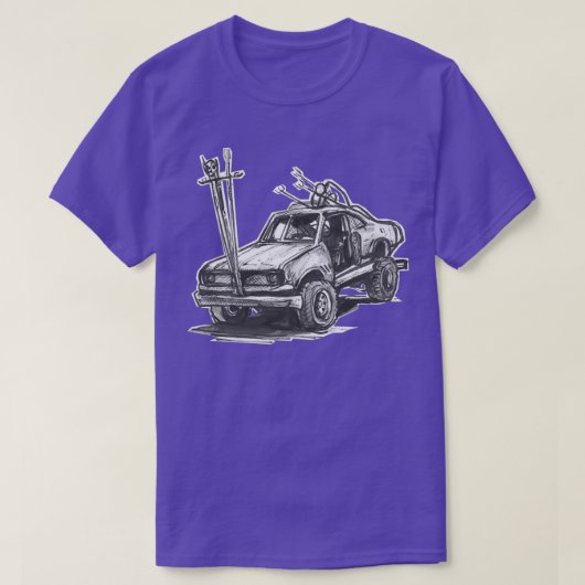 Fury Road Monaro T-shirt (Design voorkant)