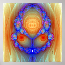 Fury Variation 2 (12 x 12 inch) Art Print Poster