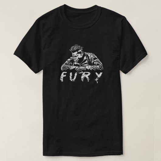 Fury war film white Essential T-Shirt (Design voorkant)