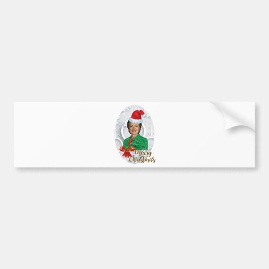 fury xmas Hillary clinton Bumpersticker (Voorkant)
