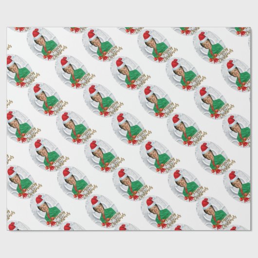 fury xmas Hillary clinton Cadeaupapier (Vlak)