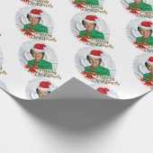 fury xmas Hillary clinton Cadeaupapier (Hoek)