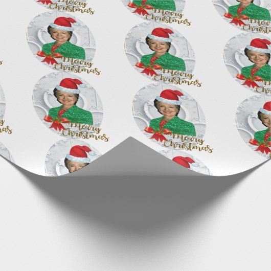 fury xmas Hillary clinton Cadeaupapier (Hoek)