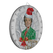 fury xmas Hillary clinton Dartbord (Voorkant Links)