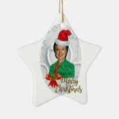 fury xmas Hillary clinton Keramisch Ornament (Rechts)