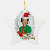fury xmas Hillary clinton Keramisch Ornament (Voorkant)