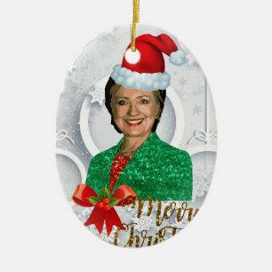 fury xmas Hillary clinton Keramisch Ornament