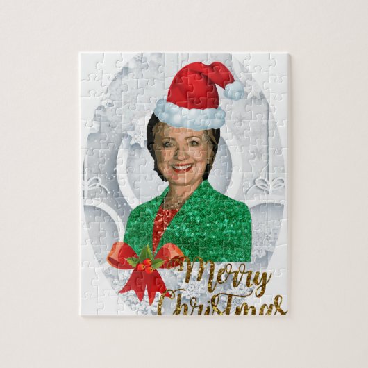 fury xmas Hillary clinton Legpuzzel (Verticaal)