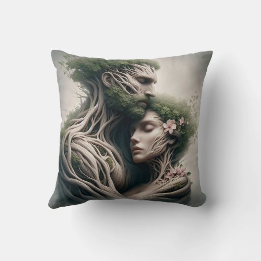 fusão homem e natureza kussen (Achterkant)